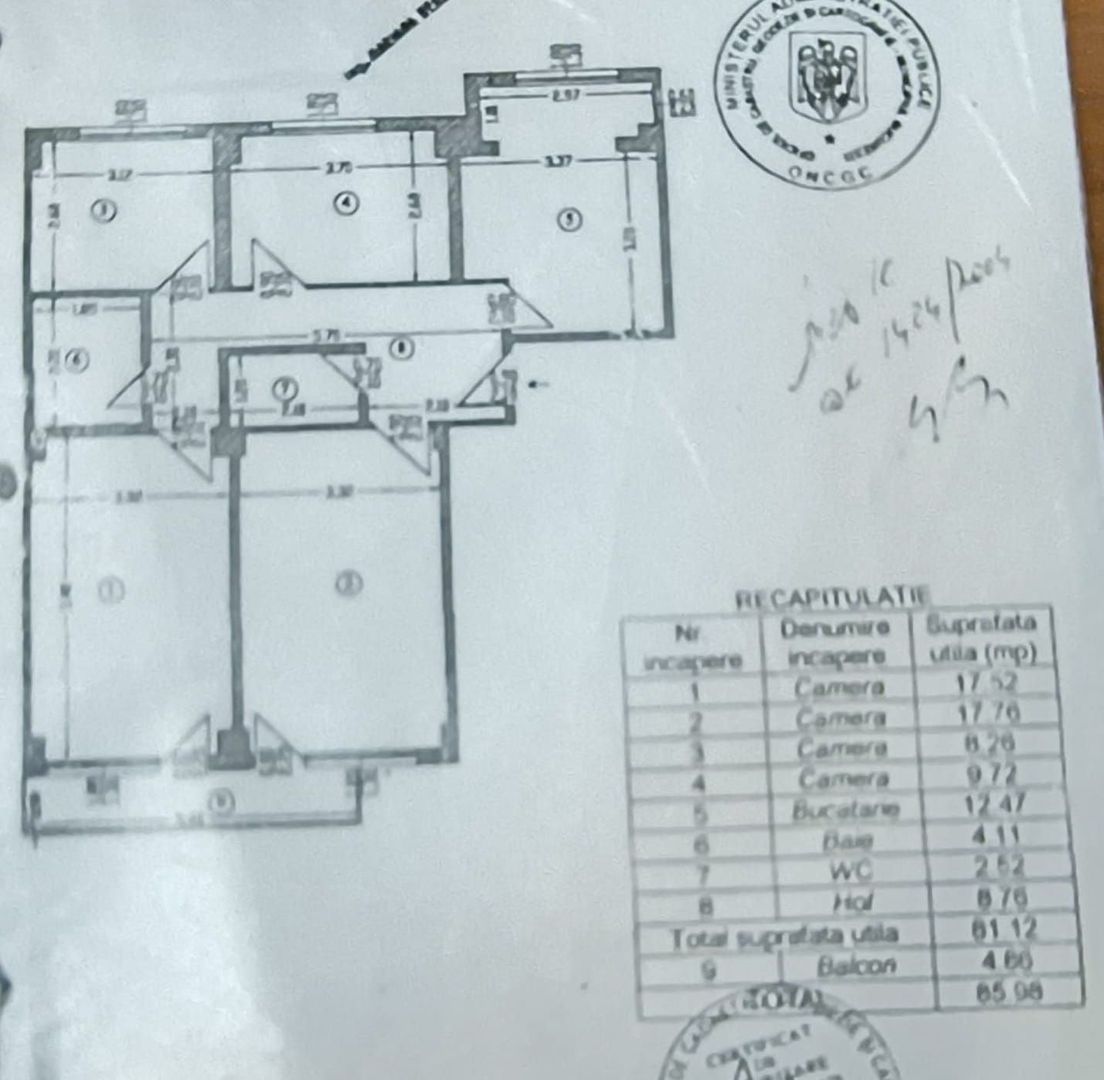 4 CAMERE || DECOMANDAT || STEFAN CEL MARE - Schiță 19