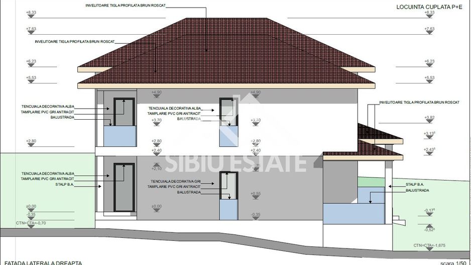 Duplex spațios cu priveliște superbă spre cetate, Cisnădie - Poză 12