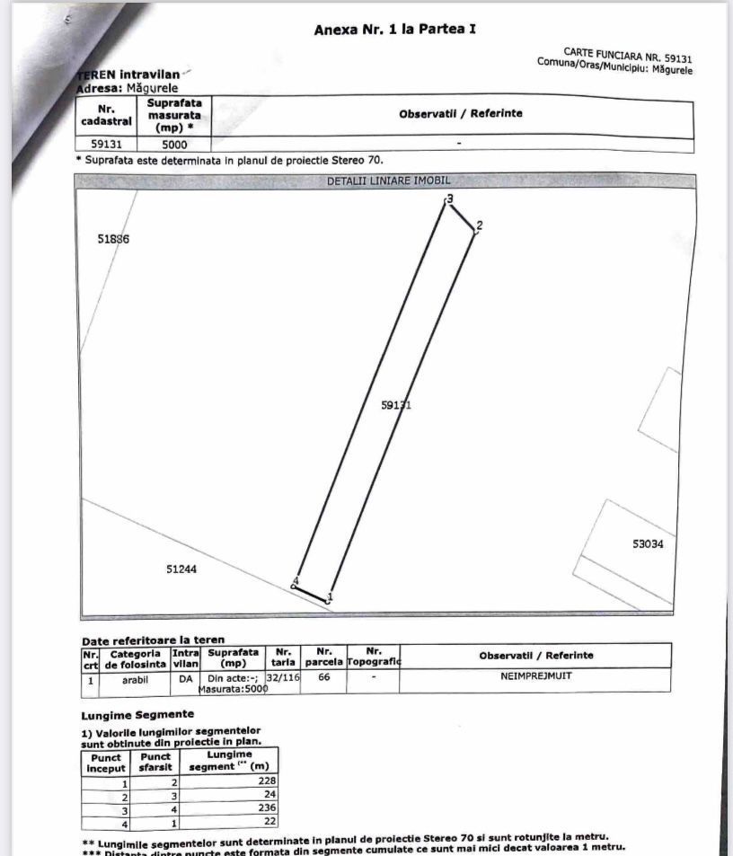 Teren de vanzare Magurele 5000 mp - Poză 1