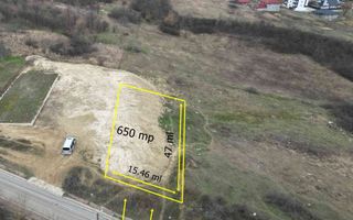 # De vanzare teren intravilan 650mp,asfalt,toate utilitatile - Poză 2