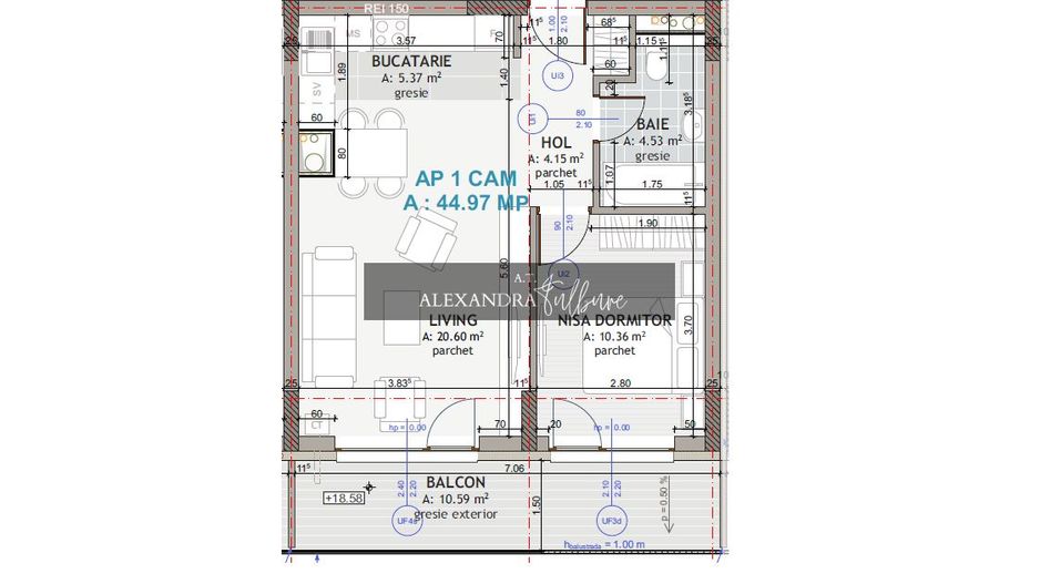 Apartament 2 camere I Ansamblul Eroilor I Floresti - Poză 10
