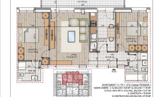 Direct Dezvoltator: 3 Camere, Compartimentare Ideală, Pallady - Poză 3