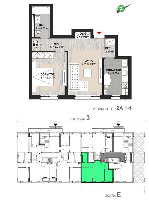 Apartament zona Noua - Comision 0% - Poză 9