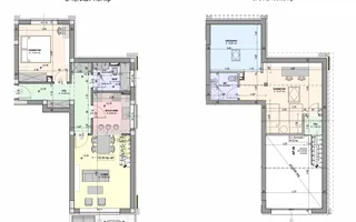 Penthouse 3 camere, 2 băi, mobilat complet, dressing - întabulat - Poză 12