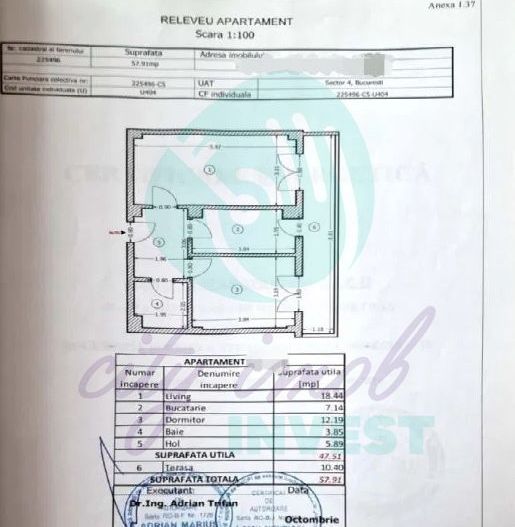 2 camere decomandate Parcul Carol - Poză 12