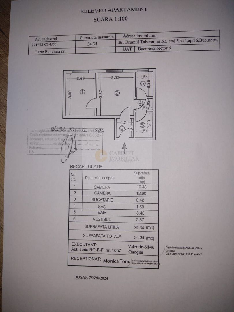 2 camere | Renovat complet | 2/10 | metrou Romancierilor | - Poză 19