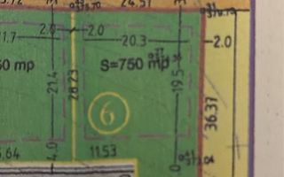 Teren Intravilan 750 mp + Cotă Parte Drum – Zonă Superbă și Liniștită - Poză 2