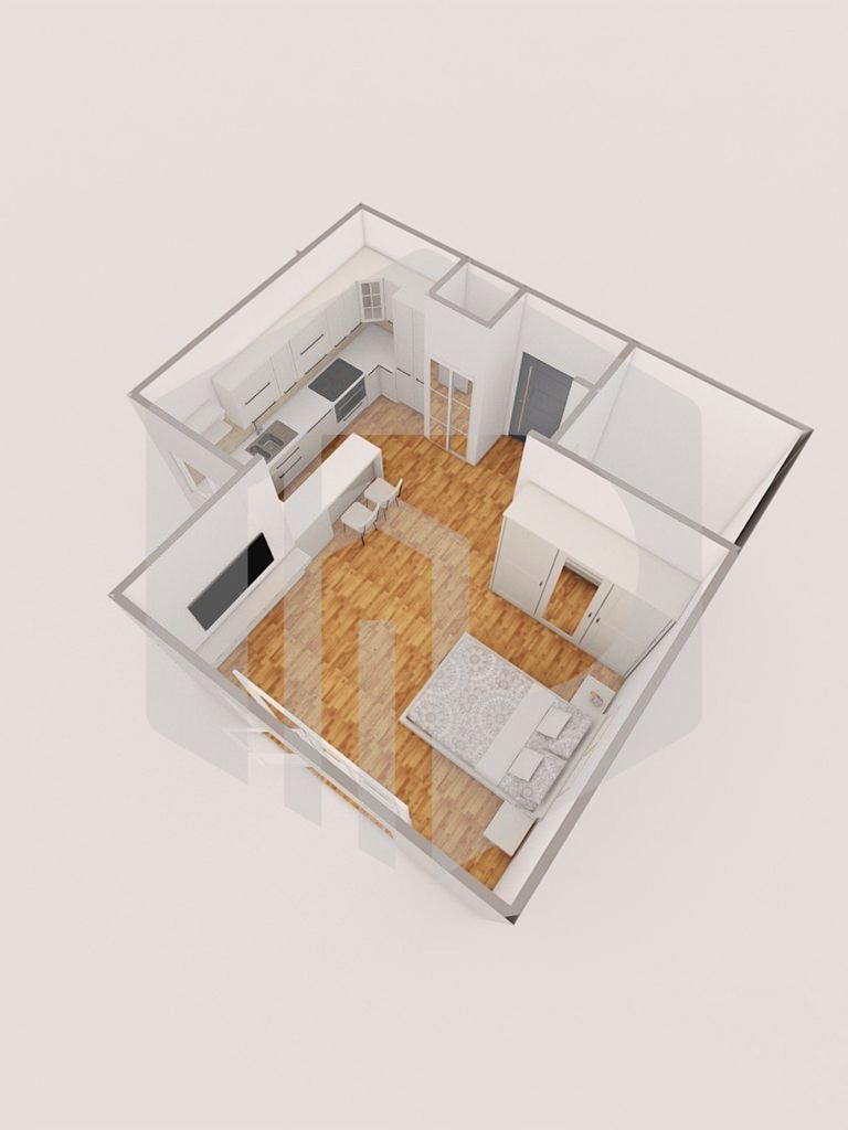 Dezvoltator | Bloc Y | Garsoniera | Etaj intermediar | Rahovei - Poză 6