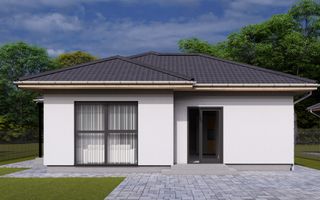 Casa la cheie 4 camere,120 mp,512 mp teren,cu gard si pavaj - Poză 5