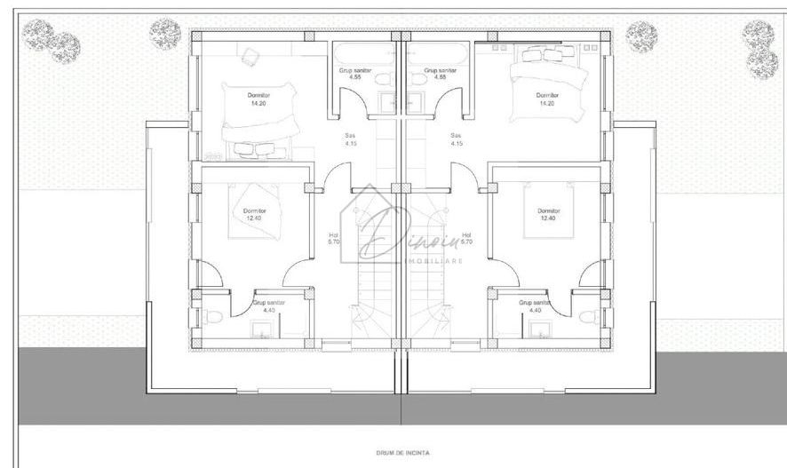 Vila duplex de vanzare Pipera Matei Millo I  COMISION 0% - Poză 12