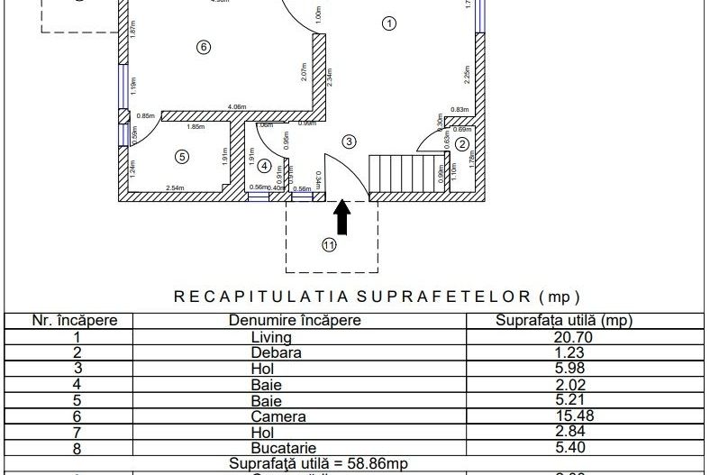 Casa noua Snagov pe 2 nivele, compartimentare eficienta, tern 500 m - Poză 7