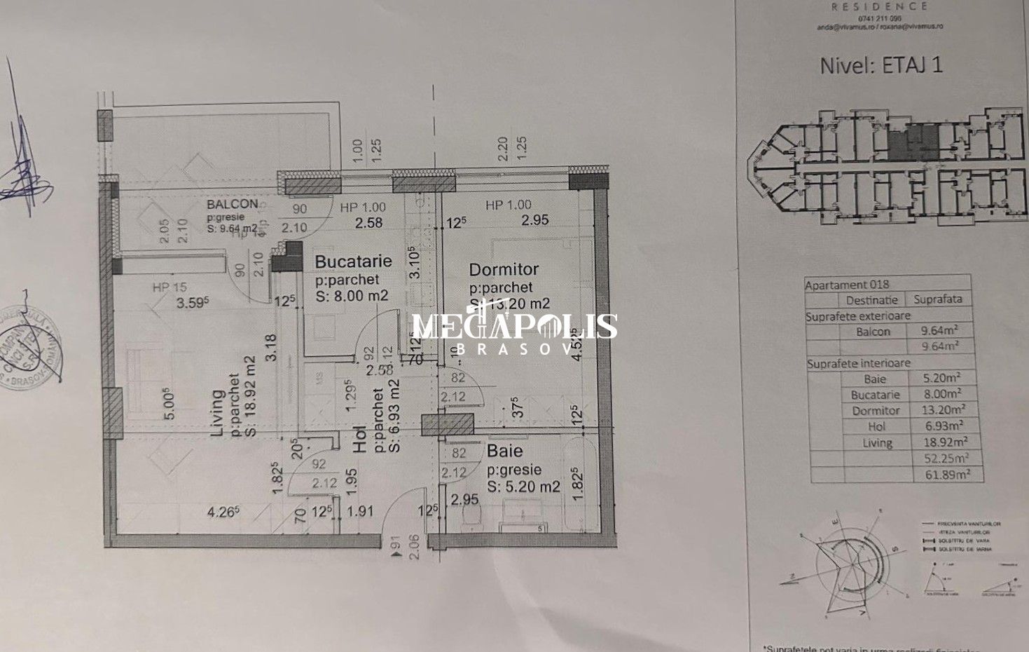 Apartament 2 camere | 52 mp | Decomandat | Etaj intermediar | Vivamus - Poză 6