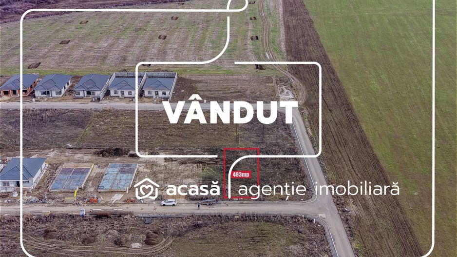 VÂNDUT - Teren intravilan 483 mp – Cartier Via Carmina, Arad - Poză 1