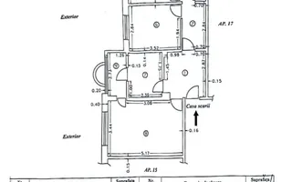 Apartament cu 3 camere, etaj 4, VASLUI - zona CARTIER; - Poză 13