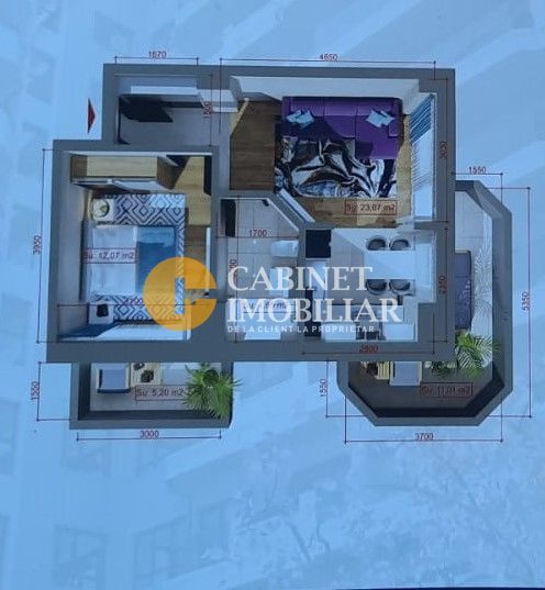 2 camere - Copou - 56mp - Poză 6