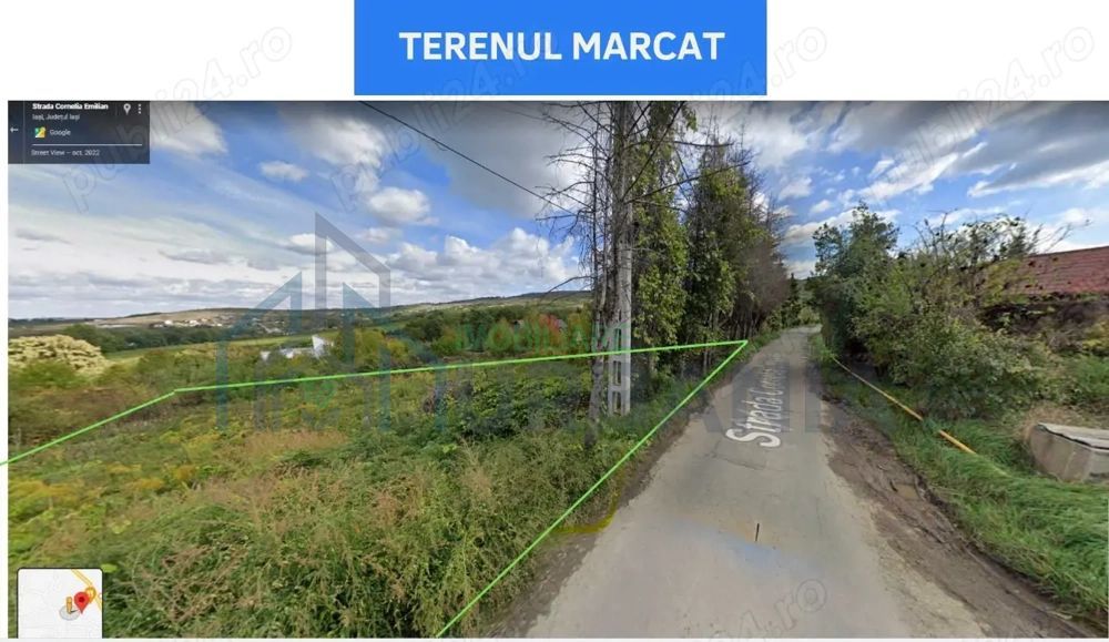 # - Teren intravilan - Bucium (Casa Boiereasca) Aleea cu pini - Poză 1
