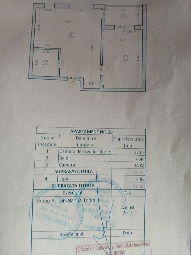 De vanzare apartament 2 camere semimobilat, zona Salaj - Poză 8