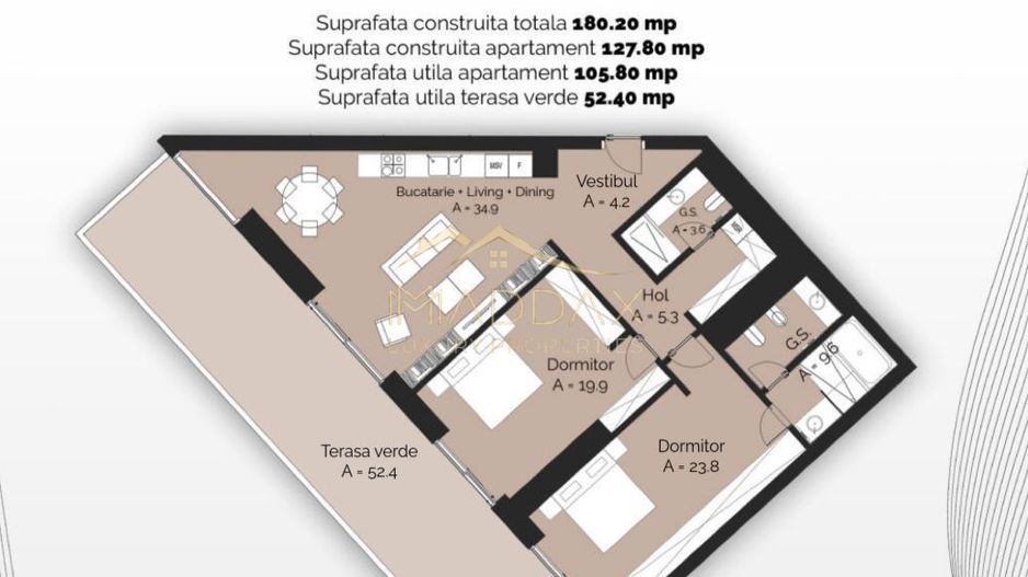 Proiect rezidențial // Apartamente 1-5 camere // Finalizare 2026 - Poză 62
