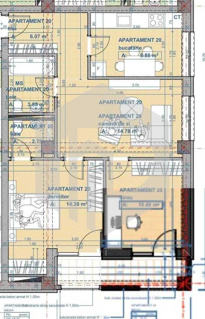 Apartament 3 camere - Calea Surii Mici- Etaj 1 si 2 - Poză 2