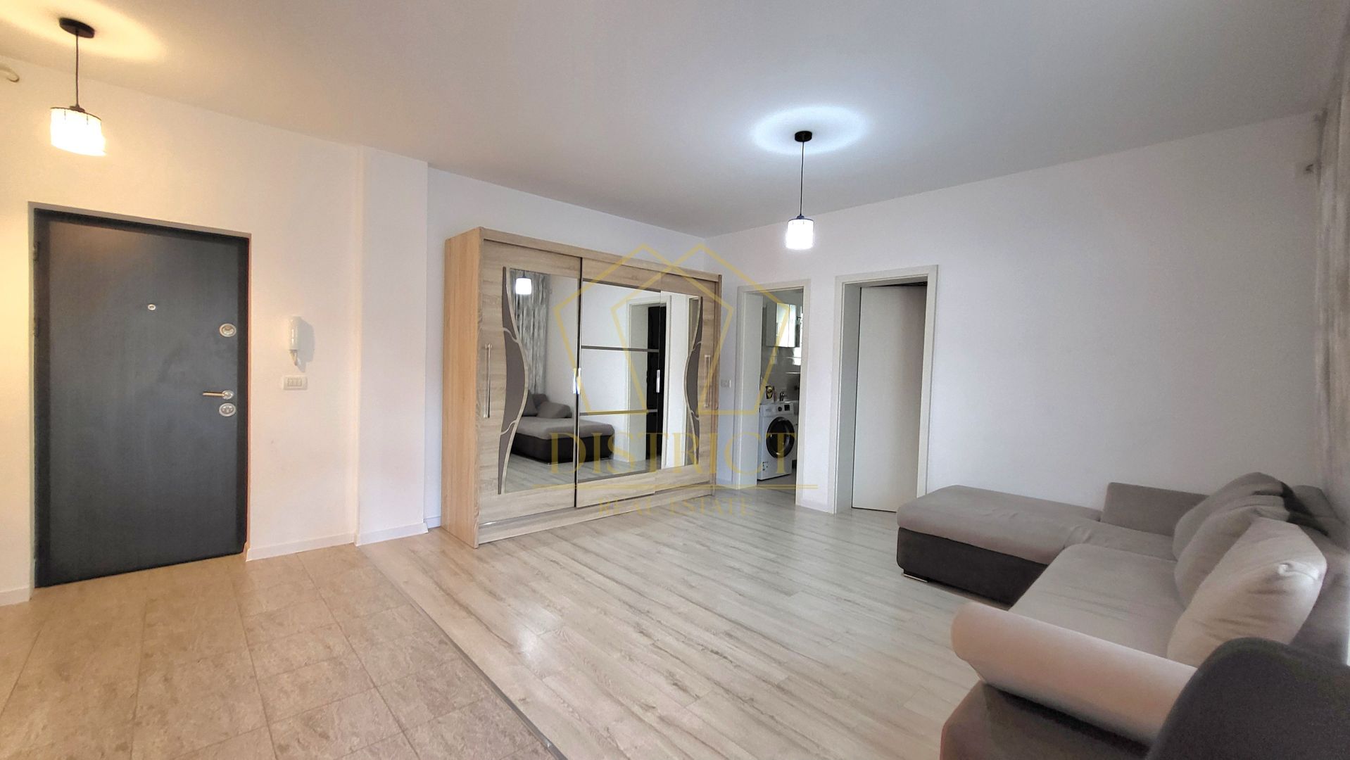 Apartament cu 2 camere mobilat, de inchiriat langa ESO in Giroc la parter. - Poză 1