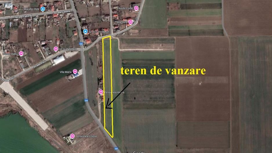 Teren Corbu la DJ asfaltat, aproape de lac - Poză 1