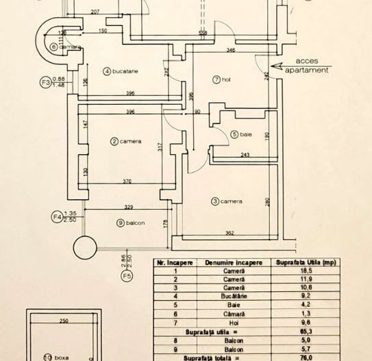 Zona Afi-Camera de comert apartament 3 camere etaj 1 - Poză 4