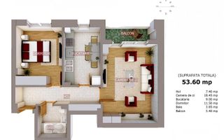 Apartament 2 camere – Rotar Park 1, Sector 6 (Militari) - Poză 1