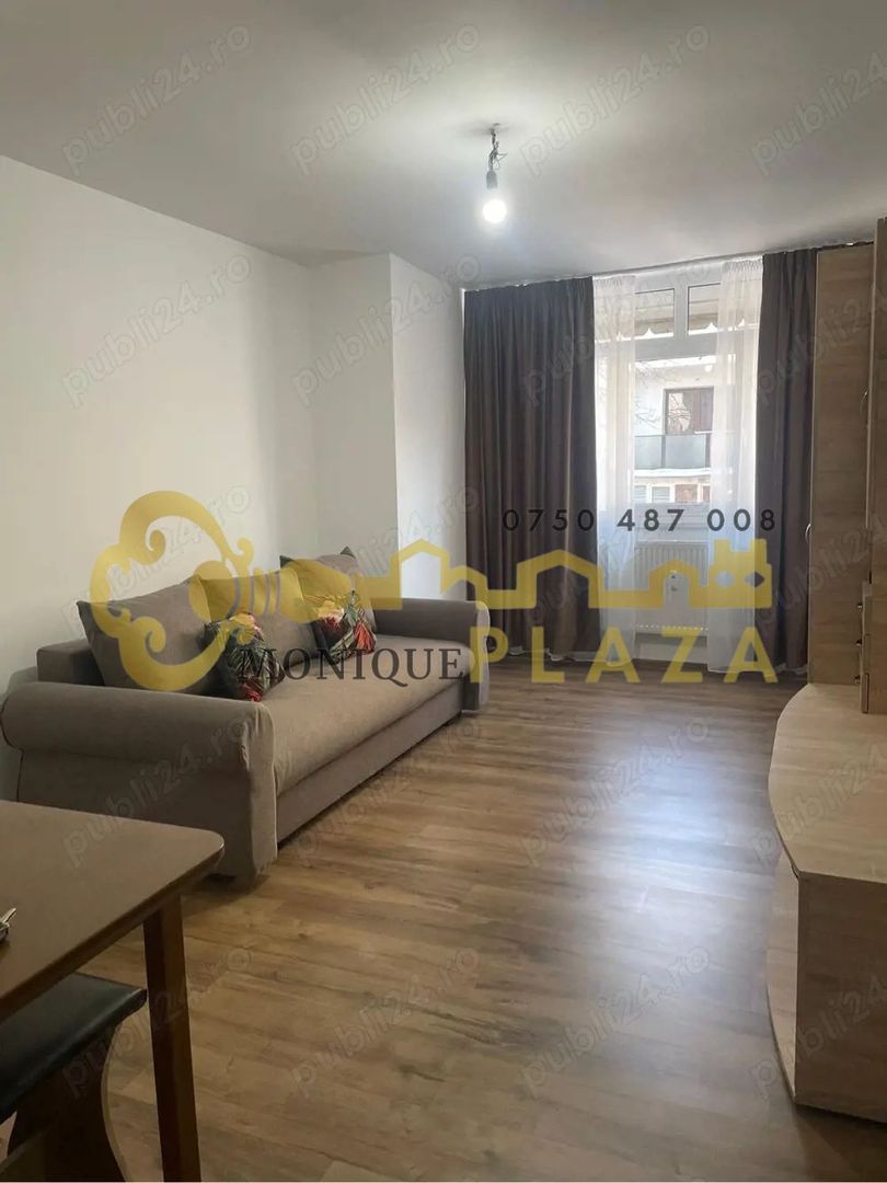 Garsoniera | Etaj intermediar | Mobilata | Utilata | - Poză 1