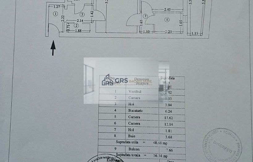 Apartament 2 camere 57mp, zona Campia Libertatii Sector 3 - Poză 11