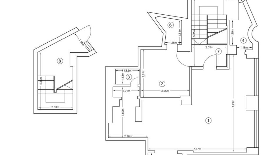 Spatiu Birouri 80 mp utili, Calea 13 septembrie et 1, acces separat - Poză 2