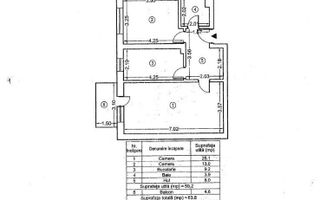 2 Camere Moderne | Bloc Nou | Lângă Plaza Mall | Vanzare - Schiță 17