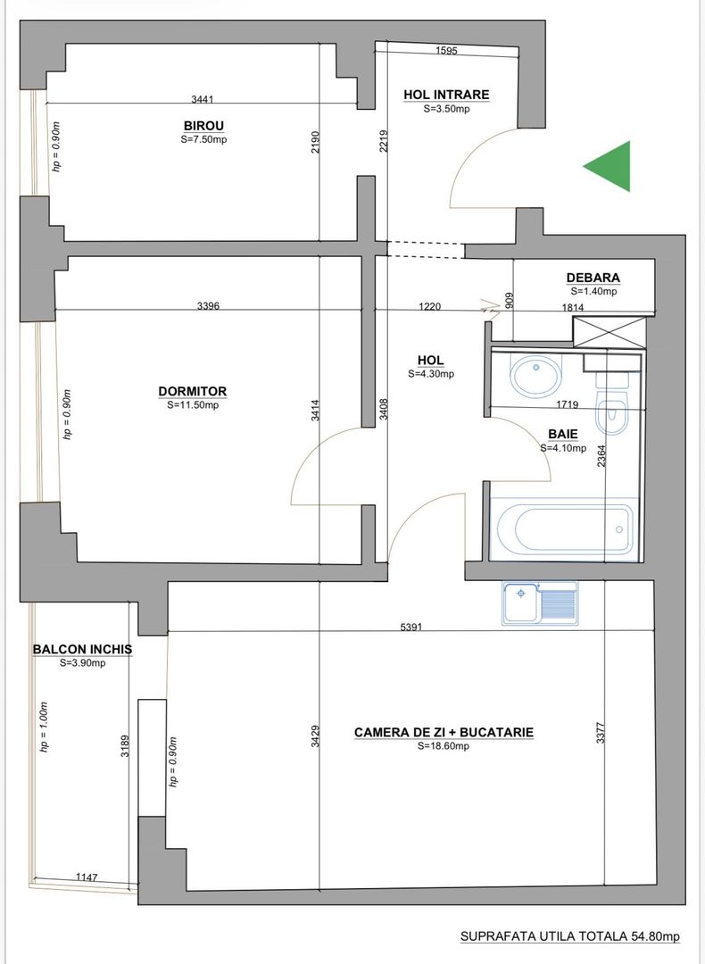 Apartament 3 camere, strada Turda 129 - Poză 19
