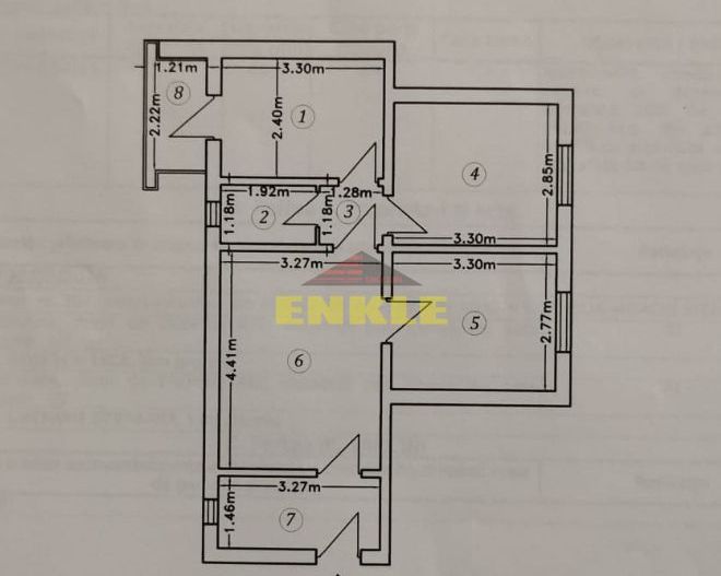Apartament 3 camere – Etaj 1 – Zona Școala 7 - Poză 1