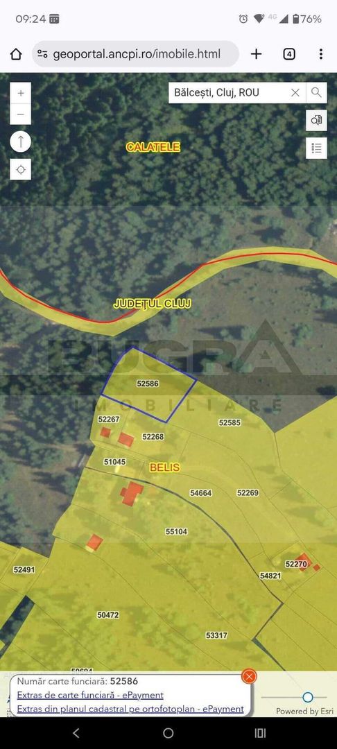 Teren intravilan, 1400 mp, Balcesti, Belis - Poză 4