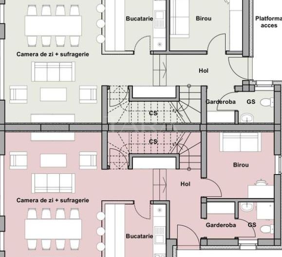Casă tip duplex cu garaj dublu și curte proprie, zona Borhanci - Poză 3
