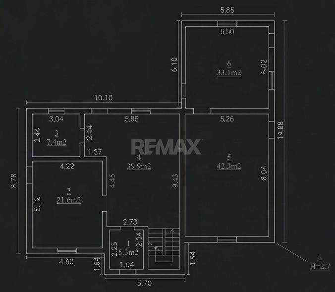 Casă de vânzare, Obileni, Hîncești ,185 m² ,16 ari, 2 garaje - Schiță 28