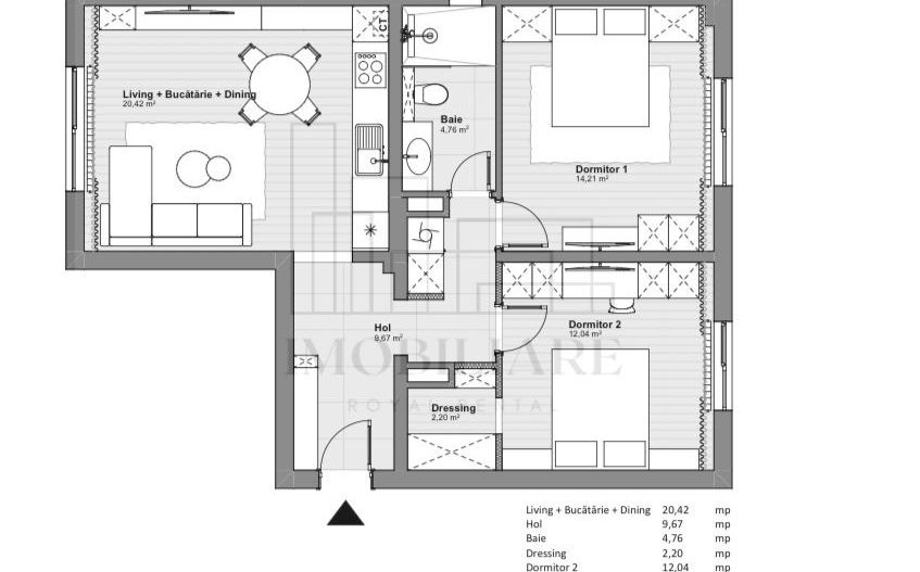 Apartament 3 Camere | Ultrafinisat | 63 mp | Gheorgheni | Lux|  Iulius Mall - Poză 16