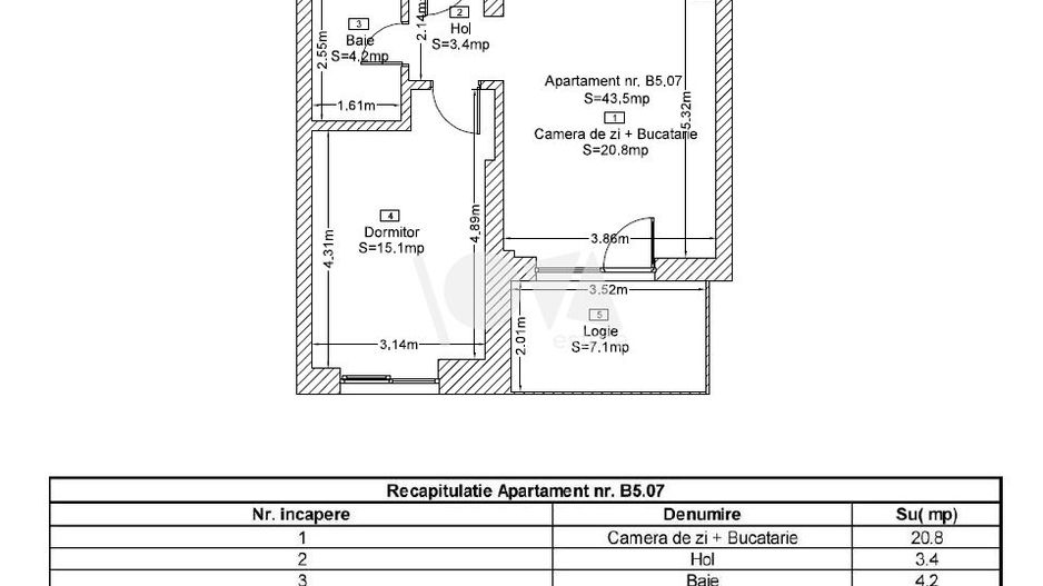 De închiriat: ap. 2 camere + parcare - NOU - Estoria - Nicolae Teclu - Poză 14