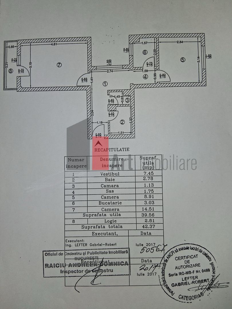 Vânzare apartament 2 camere decomandat Brâncoveanu - Lamotești - Poză 9