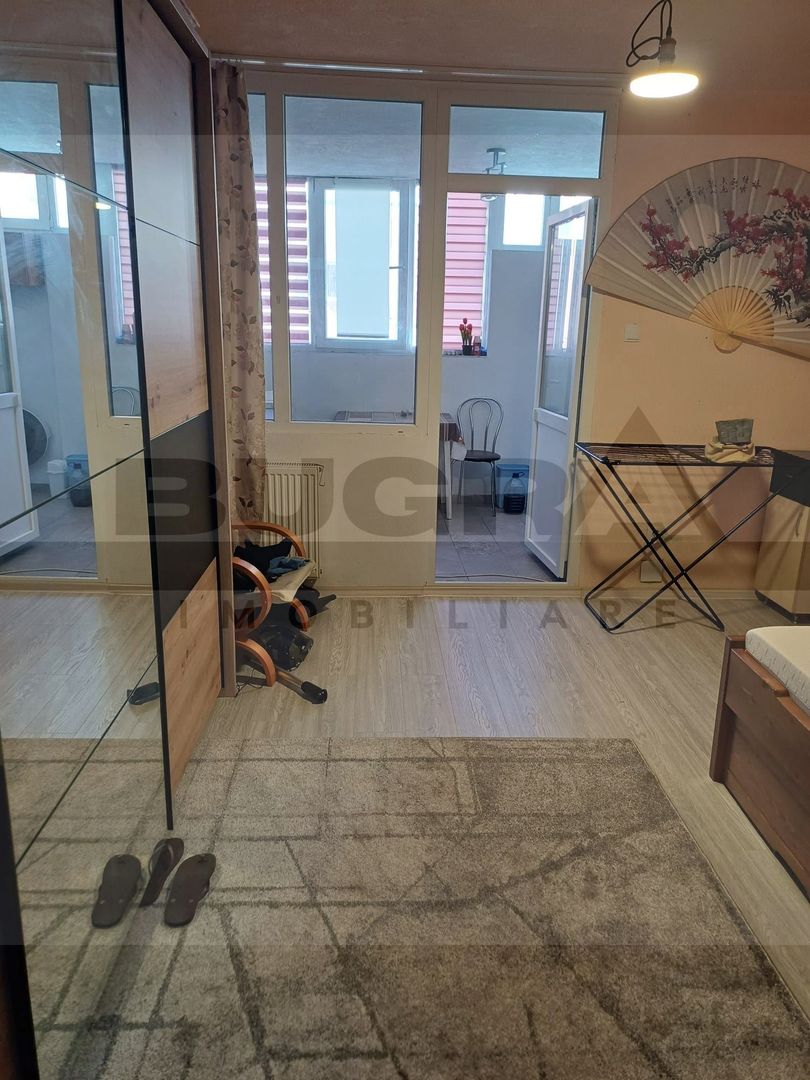 Garsoniera cocheta, 32 mp, etaj intermediar, zona BIG Manastur - Poză 4