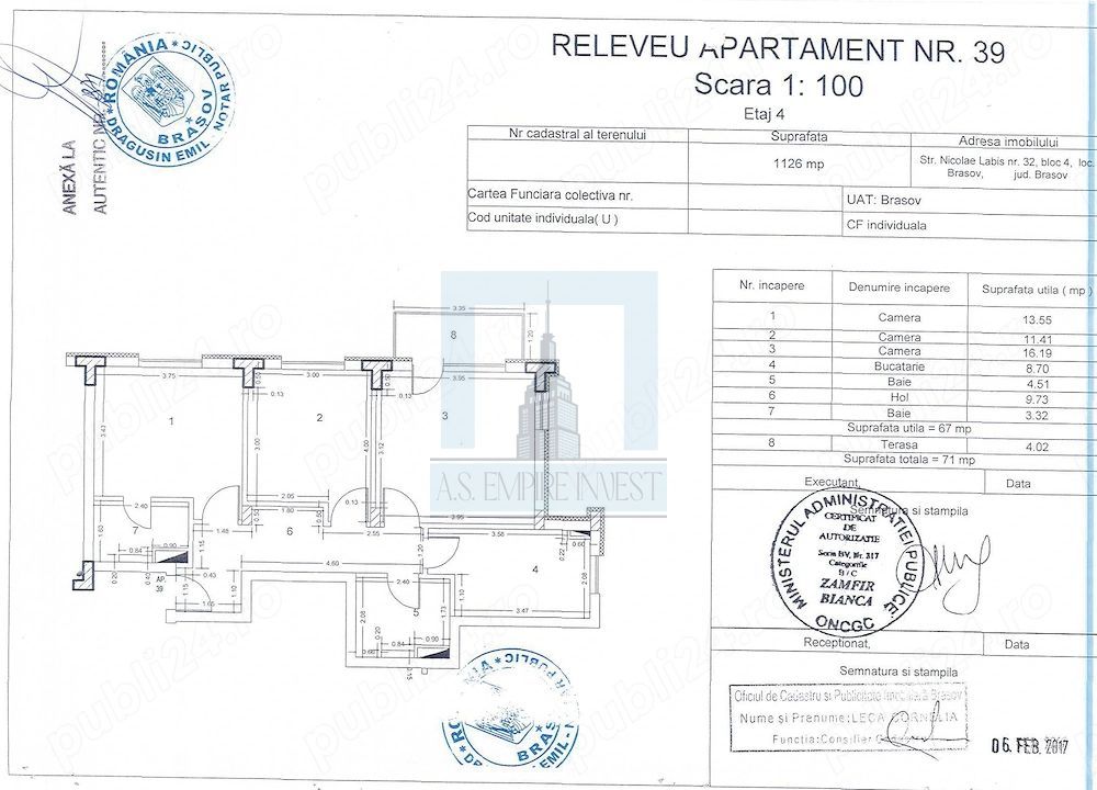 Apartament 3 camere + loc de parcare Tractoru, Nicolae Labis - Poză 9