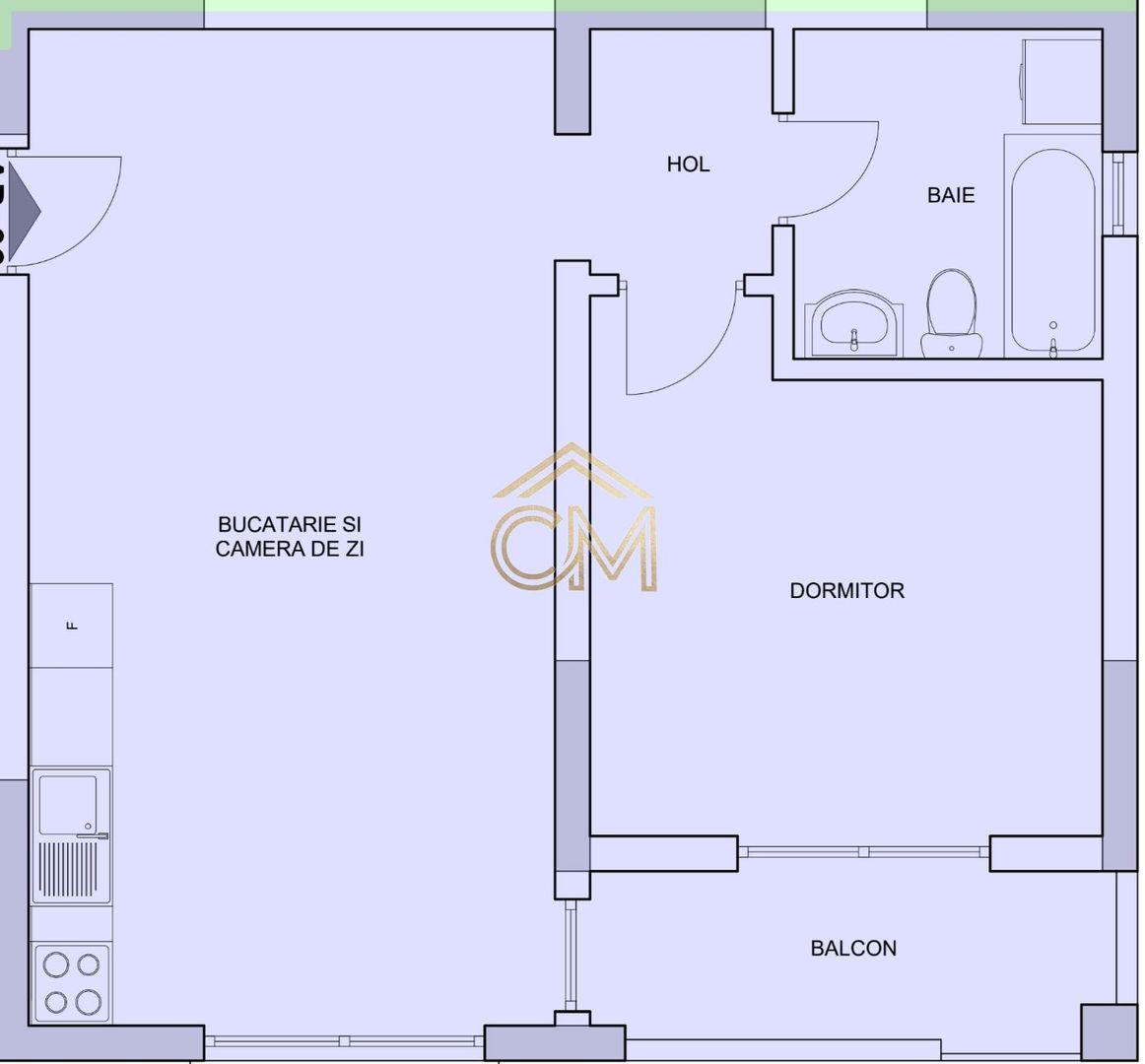 Aparatment 2 Camere-50MP-Etaj 1-Balcon-Selimbar - Poză 7