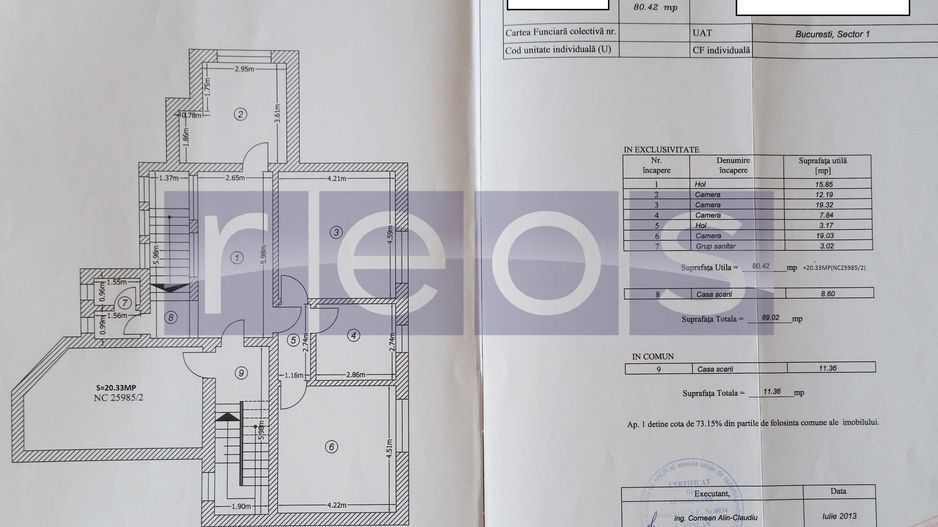 DUPLEX ELEGANT IN VILA 192MP | KISELEFF | INTRARE SEPARATA | PARCARE | - Poză 12