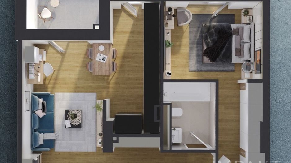 Apartament semidecomandat în ansamblu nou! - Poză 4