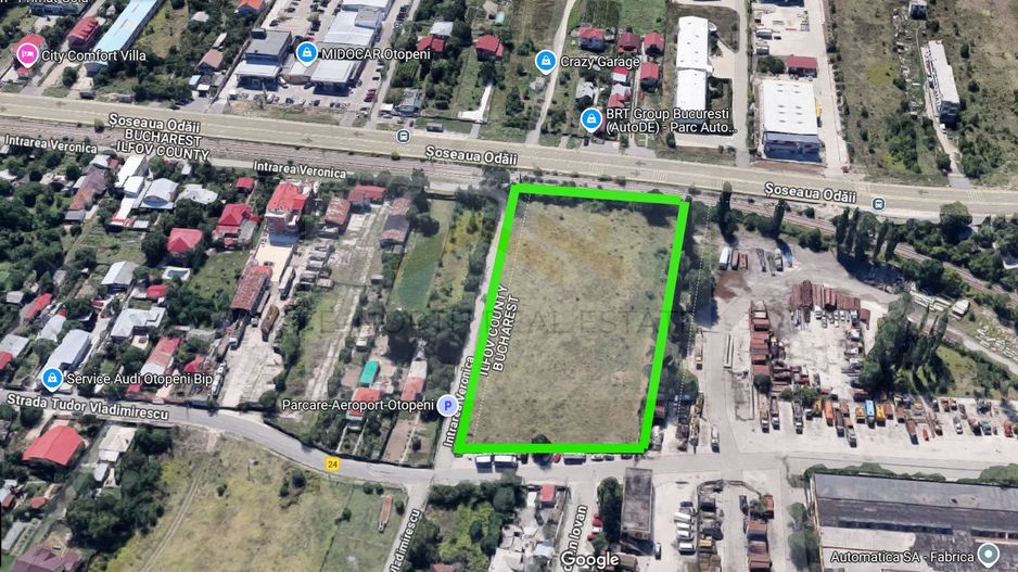 🏷️ Teren de vânzare / Inchiriere – Otopeni, Șos. Odăi – 8551 mp - Poză 1