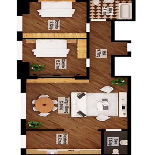 3 camere || Dorobanti Beller || loc de parcare - Schiță 18