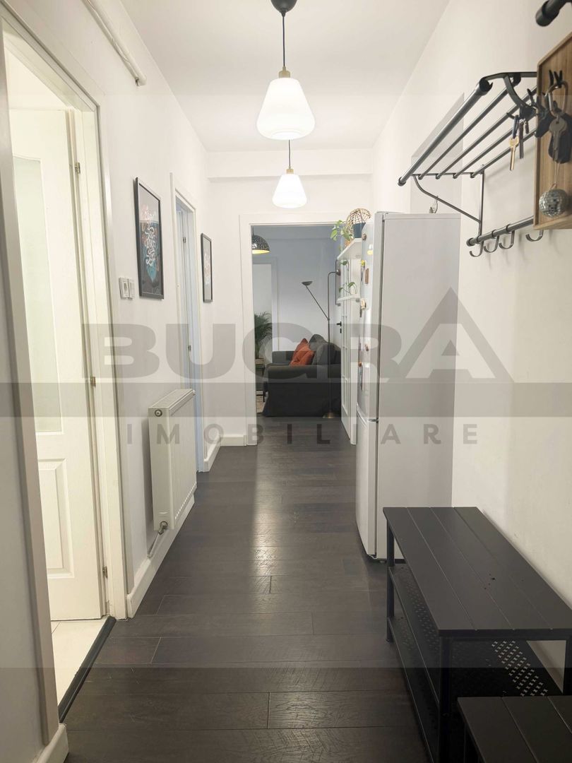 Apartament cu 3 camere la cheie, 56 mp, etaj intermediar, in Centru - Poză 5
