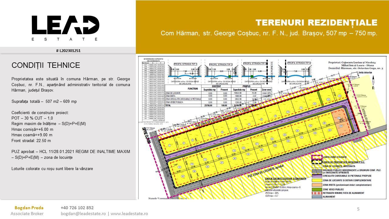 OPORTUNITATE INVESTIȚIE - EXCELENT DEZVOLTARE REZIDENȚIALĂ - Poză 5