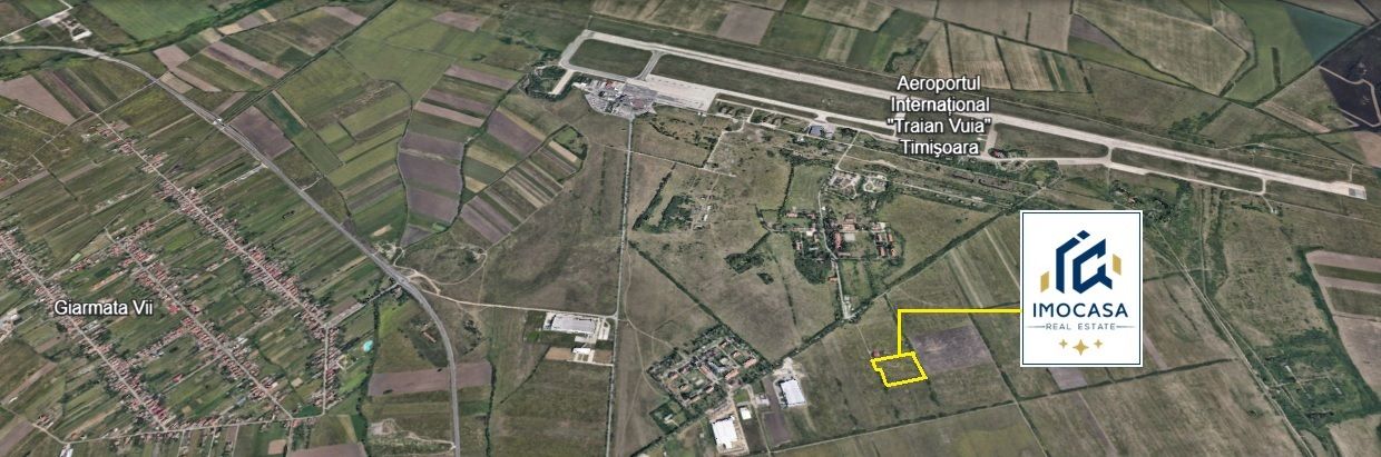 De vanzare Teren Industrial Aeroport Timisoara, PUZ 11.502 mp, Ghiroda - Poză 2
