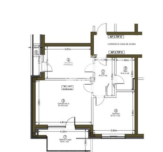 Apartament 2 camere ultrafinisat, 2 balcoane, parcare, Apahida - Poză 14